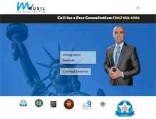 Tablet Screenshot of musillawfirm.com